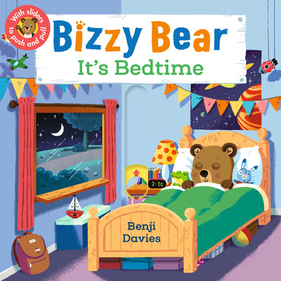 Cover Image for Bizzy Bear: It's Bedtime: (An Interactive Bedtime Board Book with Push, Pull, and Slide Tabs for Babies and Toddlers) -- Benji Davies, Board Books