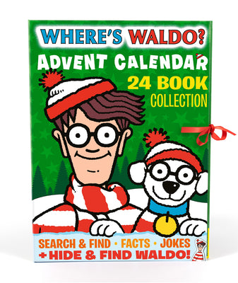 Cover Image for Where's Waldo? Advent Calendar 24-Book Collection: (A Christmas Countdown with 24 Minibooks, Holiday Activities, Jokes, and Family Fun for Kids Ages 5 -- Martin Handford, Hardcover