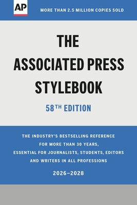 Cover Image for The Associated Press Stylebook: 2026-2028 -- Associated Press, Paperback