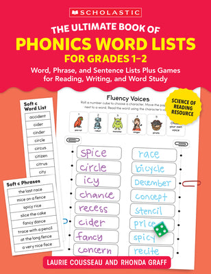 Cover Image for The Ultimate Book of Phonics Word Lists: Grades 1-2 -- Rhonda Graff, Paperback