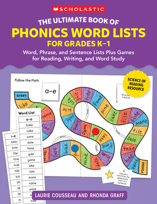 Cover Image for The Ultimate Book of Phonics Word Lists: Grades K-1 -- Rhonda Graff, Paperback