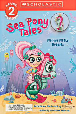 Cover Image for Sea Pony Tales #1: Marina Meets Bubbles -- Jessica Lee Anderson, Paperback