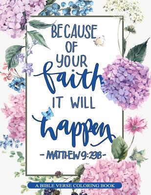 Cover Image for A Bible Verse Coloring Book: Inspirational Christian Coloring Books for Adults -- V. Art, Paperback