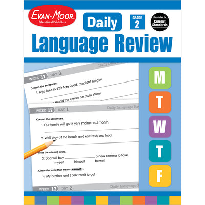 Cover Image for Daily Language Review Grade 2 Te -- Evan-Moor Educational Publishers, Paperback