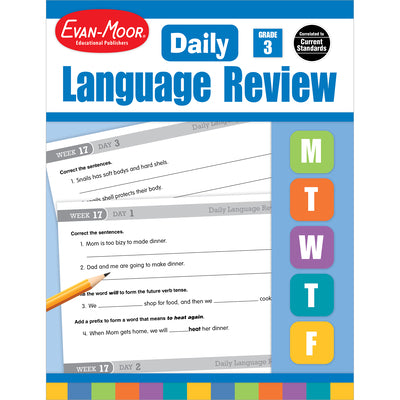 Cover Image for Daily Language Review Grade 3 Te -- Evan-Moor Educational Publishers, Paperback