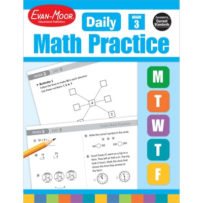 Cover Image for Daily Math Practice, Grade 3 Te -- Evan-Moor Educational Publishers, Paperback