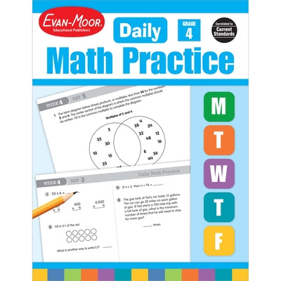 Cover Image for Daily Math Practice, Grade 4 Te -- Evan-Moor Educational Publishers, Paperback