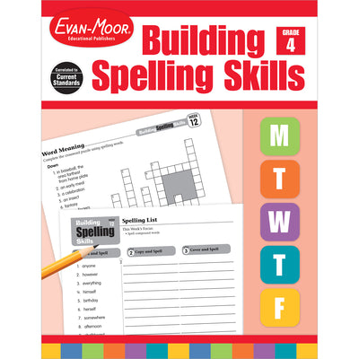 Cover Image for Building Spelling Skills Grade 4 Te -- Evan-Moor Educational Publishers, Paperback