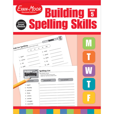 Cover Image for Building Spelling Skills Grade 5 Te -- Evan-Moor Educational Publishers, Paperback