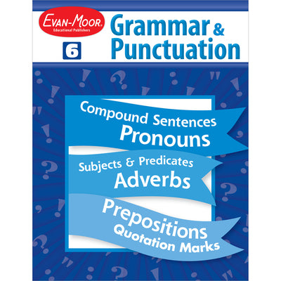 Cover Image for Grammar & Punctuation Grade 6 -- Evan-Moor Educational Publishers, Paperback