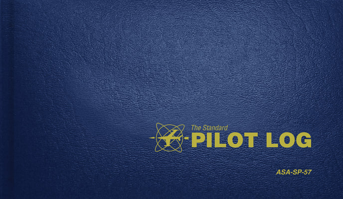 Cover Image for The Standard Pilot Log (Navy Blue): Asa-Sp-57 -- Asa, Hardcover
