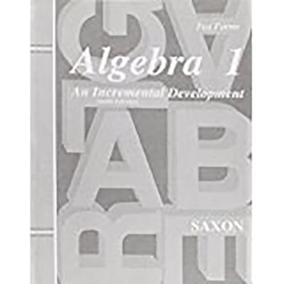 Cover Image for Saxon Algebra 1 Tests Only Third Edition -- Jason Roucloux, Paperback