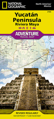 Cover Image for Yucatan Peninsula: Riviera Maya Map [Mexico] -- National Geographic Maps, Folded
