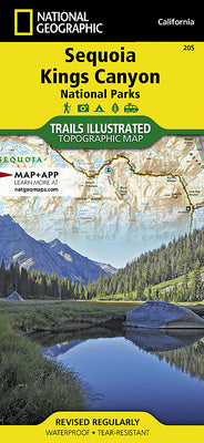 Cover Image for Sequoia and Kings Canyon National Parks Map -- National Geographic Maps, Sheet Map, Folded