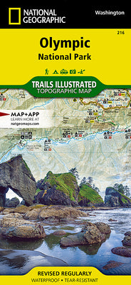 Cover Image for Olympic National Park Map -- National Geographic Maps, Folded