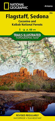 Cover Image for Flagstaff, Sedona Map [Coconino and Kaibab National Forests] -- National Geographic Maps, Sheet Map, Folded