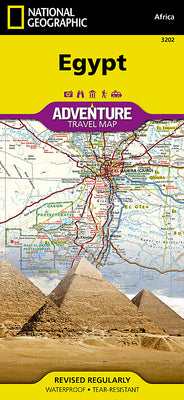Cover Image for Egypt Map -- National Geographic Maps, Sheet Map, Folded