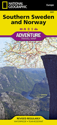 Cover Image for Southern Sweden and Norway Map -- National Geographic Maps, Folded