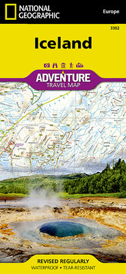 Cover Image for Iceland Map -- National Geographic Maps, Folded