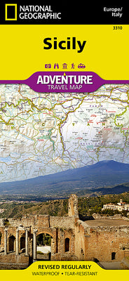 Cover Image for Sicily Map [Italy] -- National Geographic Maps, Folded