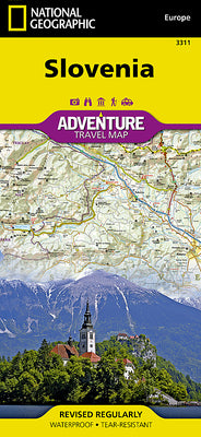 Cover Image for Slovenia Map -- National Geographic Maps, Folded