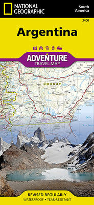 Cover Image for Argentina Map -- National Geographic Maps, Folded