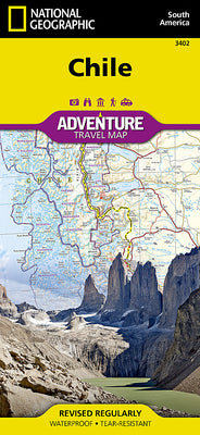 Cover Image for Chile Map -- National Geographic Maps, Folded