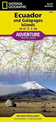 Cover Image for Ecuador and Galapagos Islands Map -- National Geographic Maps, Folded