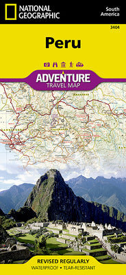 Cover Image for Peru Map -- National Geographic Maps, Folded