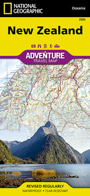 Cover Image for New Zealand Map -- National Geographic Maps, Folded