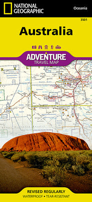 Cover Image for Australia Map -- National Geographic Maps, Folded