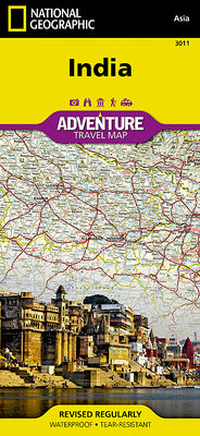Cover Image for India Map -- National Geographic Maps, Folded