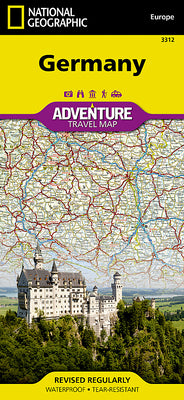 Cover Image for Germany Map -- National Geographic Maps, Folded