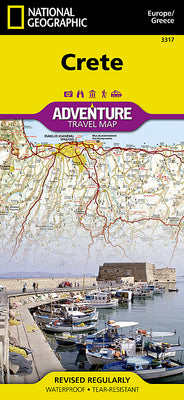 Cover Image for Crete Map [Greece] -- National Geographic Maps, Folded