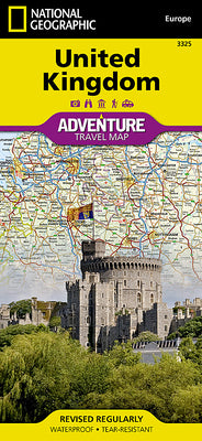 United Kingdom Map -- National Geographic Maps, Folded