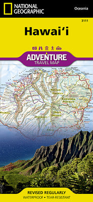 Cover Image for Hawaii Map -- National Geographic Maps, Folded