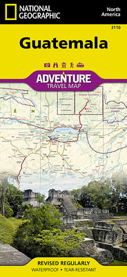 Cover Image for Guatemala Map -- National Geographic Maps, Folded