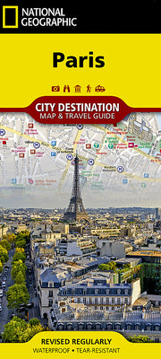 Cover Image for Paris Map -- National Geographic Maps, Folded
