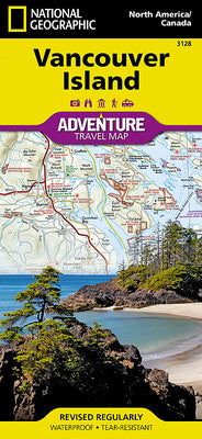 Cover Image for Vancouver Island Map -- National Geographic Maps, Sheet Map, Folded