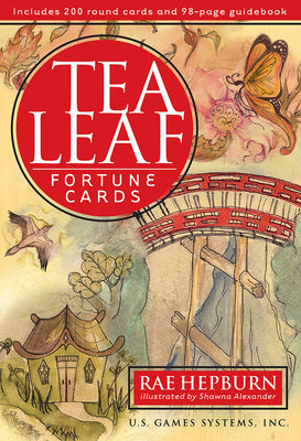 Cover Image for Tea Leaf Fortune Cards: 200 Round Divination Cards, 98-Page Illustrated Guidebook for Reading Tea Leaves (Tasseomancy), Ancient Fortunetelling Method -- Rae Hepburn, Other
