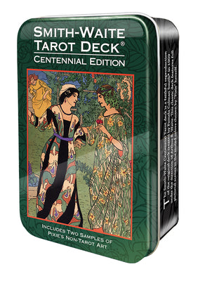 Cover Image for Smith-Waite(r) Centennial Tarot Deck in a Tin -- Pamela Colman Smith, OO