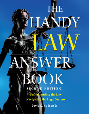 Cover Image for The Handy Law Answer Book -- David L. Hudson, Paperback