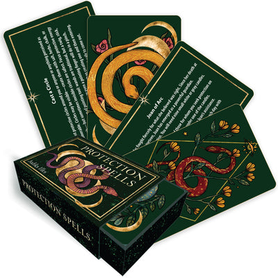 Cover Image for Protection Spells: 36 Cards for Magical Self-Defense (36 Full-Color Cards) -- Judika Illes, Other