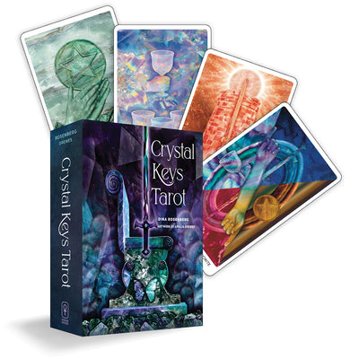 Cover Image for Crystal Keys Tarot: (78 Cards and 176-Page Full-Color Guidebook) -- Dina Rosenberg, Other