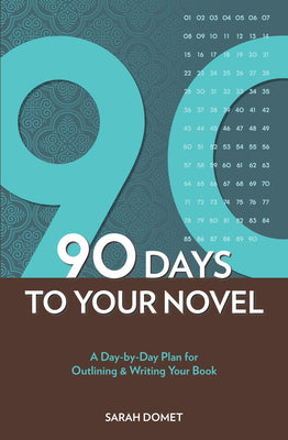 Cover Image for 90 Days To Your Novel: A Day-by-Day Plan for Outlining & Writing Your Book -- Sarah Domet, Paperback