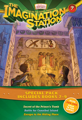 Cover Image for The Imagination Station Special Pack, Books 7-9: Secret of the Prince's Tomb/Battle for Cannibal Island/Escape to the Hiding Place -- Marianne Hering, Paperback