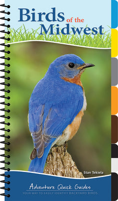 Cover Image for Birds of the Midwest: Identify Backyard Birds with Ease -- Stan Tekiela, Spiral
