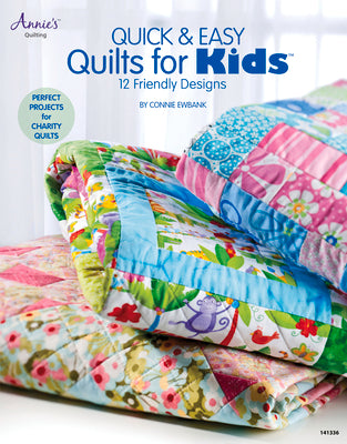 Cover Image for Quick & Easy Quilts for Kids: 12 Friendly Designs -- Connie Ewbank, Paperback