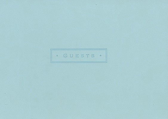 Cover Image for Sea Foam Guest Book -- Inc Peter Pauper Press, Imitation Leather