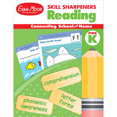 Cover Image for Skill Sharpeners: Reading Grade Pre-K -- Evan-Moor Educational Publishers, Paperback